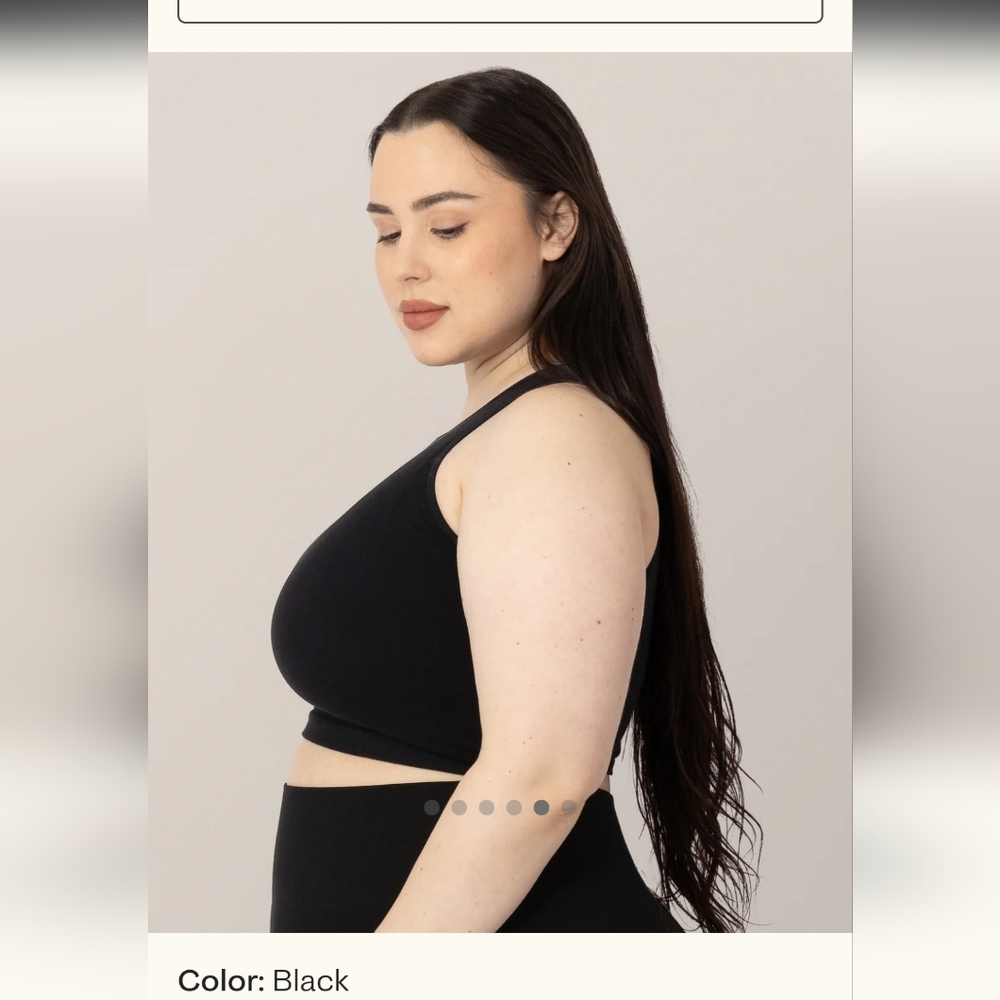 Sublime® Bamboo Maternity & Nursing Longline Bra Top Sz XL Busty